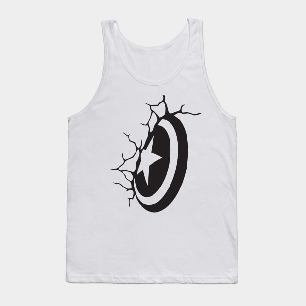 Superhero Shield , Movie Hero Shield Tank Top by endi318